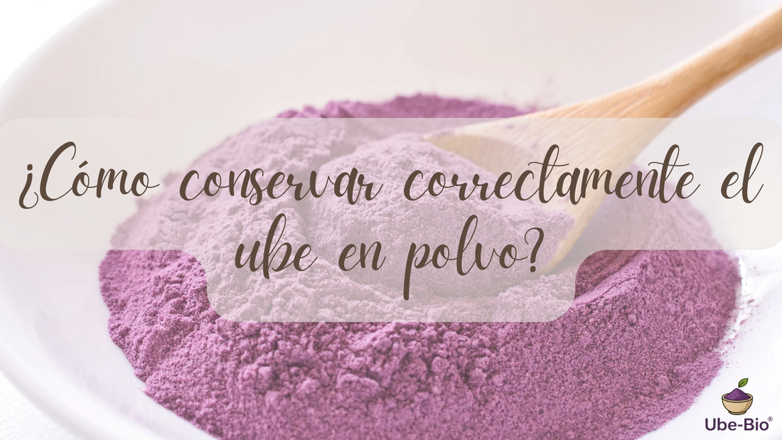 ¿Cómo conservar correctamente el ube en polvo?