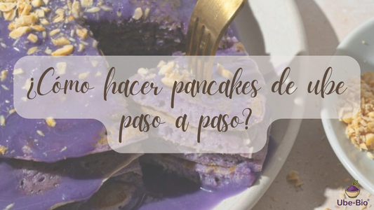 ¿Cómo hacer pancakes de ube paso a paso?