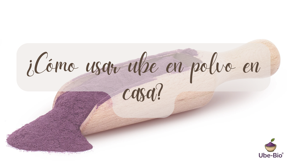 ¿Cómo usar ube en polvo en casa?