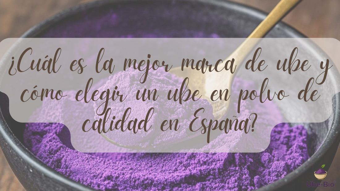 ¿Cuál es la mejor marca de ube y cómo elegir un ube en polvo de calidad en España?