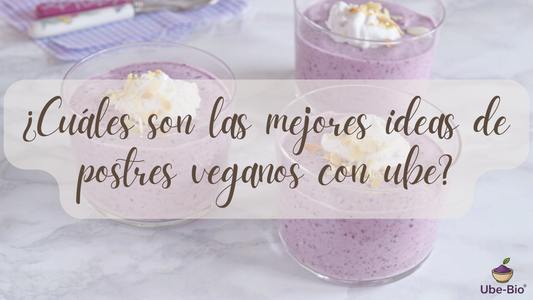 ¿Cuáles son las mejores ideas de postres veganos con ube?