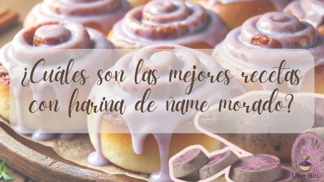 ¿Cuáles son las mejores recetas con harina de ñame morado?