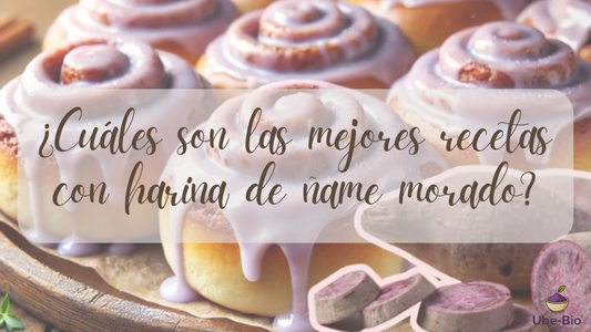 ¿Cuáles son las mejores recetas con harina de ñame morado?