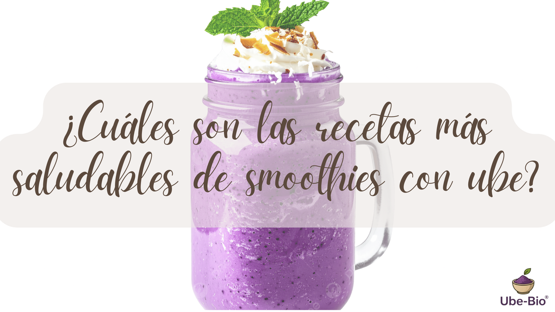 ¿Cuáles son las recetas más saludables de smoothies con ube?