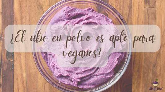¿El ube en polvo es apto para veganos?