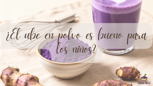 ¿El ube en polvo es bueno para los niños?