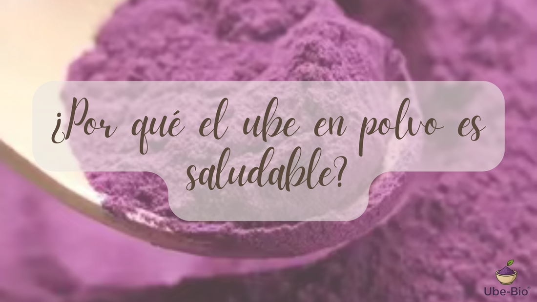 ¿Por qué el ube en polvo es saludable?